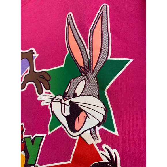 Vintage 1994 Looney Tunes Stars T-shirt 22W By Warner Bros by Sun Sports Wear - Picture 3 of 7